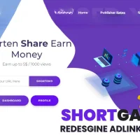 Short Galaxy – Custom AdLinkFly Theme with Modern UI Design